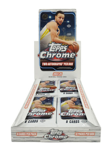 2024-2025 Topps Chrome NBA Basketball Hobby Box