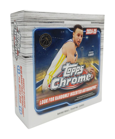 2024-2025 Topps Chrome NBA Basketball Mega Box