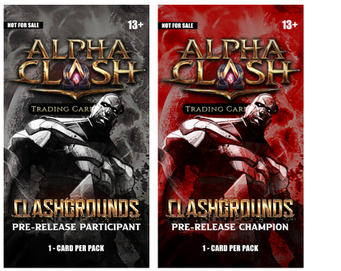 Kit de prelanzamiento de Alpha Clash TCG: Clashgrounds (fecha de lanzamiento: 1 de diciembre de 2023)
