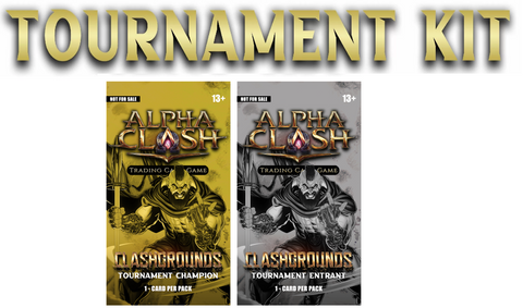 Alpha Clash TCG - Kit de torneo de Clashgrounds (fecha de lanzamiento: 1 de diciembre de 2023)