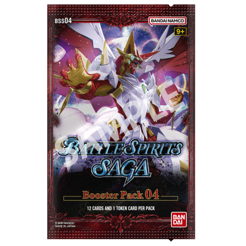Paquete de refuerzo Savior of Chaos del juego de cartas Battle Spirits Saga BSS04 (fecha de lanzamiento: 1 de marzo de 2024)