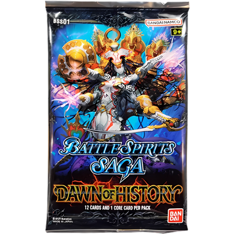 Juego de cartas Battle Spirits Saga Set 01 (BSS01) Paquete de refuerzo Dawn of History (fecha de lanzamiento: 28 de abril de 2023)