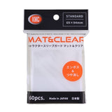 KMC OVERSLEEVES / CHARACTER GUARD MAT & CLEAR (60 SLEEVES/PACK) - STANDARD SIZE