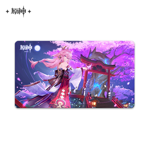 Desk Playmat - Astute Amusement Yae Miko-Genshin Impact
