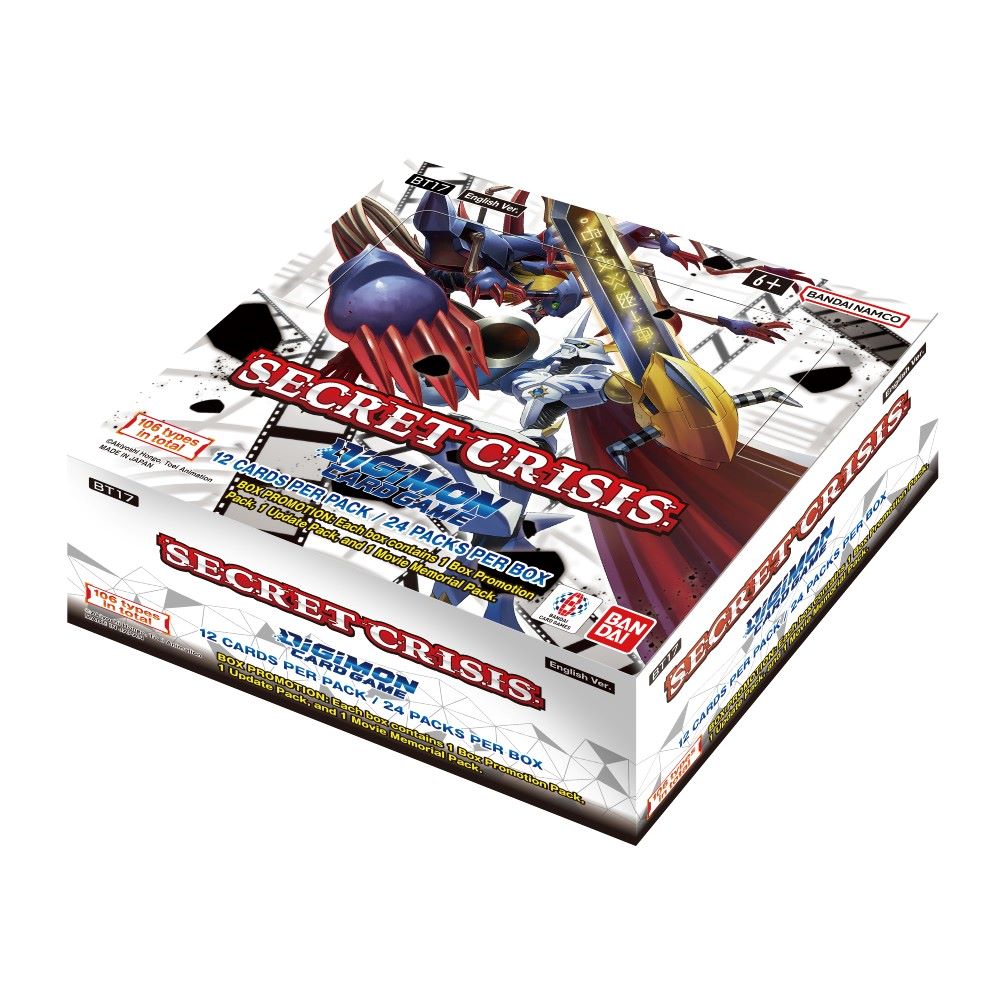 Digimon Card Game BT17 Secret Crisis Booster Box (Release Date 09 Aug The Games Corner Digimon Card Game BT17 Secret Crisis Booster Box (Release Date 09 Aug The Games Corner