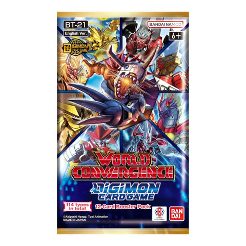 Digimon Card Game BT21 World Convergence Booster Pack (Release Date 25 Apr 2025)