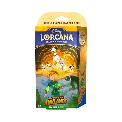 Baraja de inicio Into the Inklands Amber & Emerald de Disney Lorcana TCG (fecha de lanzamiento en Australia: 29 de junio de 2024)