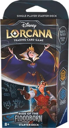 Baraja de inicio de Disney Lorcana TCG Rise of the Floodborn Amber & Sapphire (fecha de lanzamiento en Australia: 15 de junio de 2024)