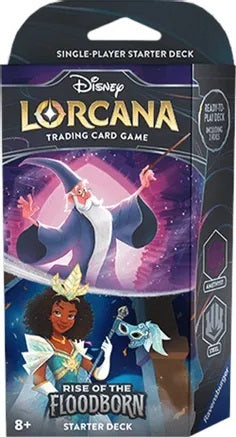 Baraja de inicio de Rise of the Floodborn de Disney Lorcana TCG Amethyst & Steel (fecha de lanzamiento en Australia: 15 de junio de 2024)