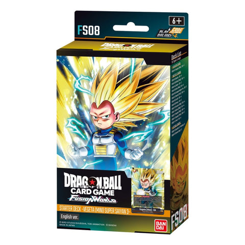 Dragon Ball Super Card Game FS08 Fusion World Starter Deck Vegeta (Mini) Super Saiyan (Release Date 25 Apr 2025)