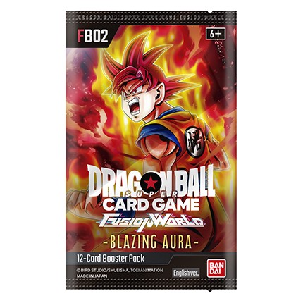 Dragon Ball Super Card Game Fusion World FB02 Blazing Aura Booster Pack (Fecha de lanzamiento: 10 de mayo de 2024)