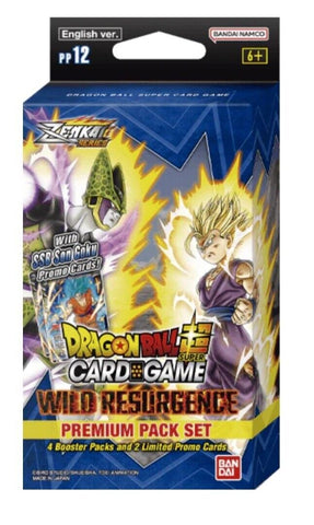 Juego de cartas Dragon Ball Super Zenkai Series 04 Wild Resurgence PP12 Premium Pack Set (Fecha de lanzamiento (16 de junio de 2023))