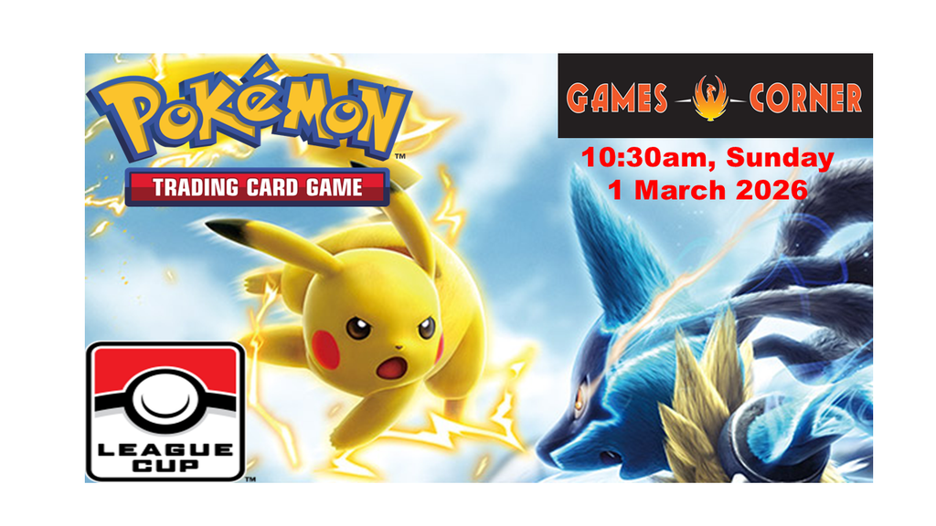 Games Corner Pokémon TCG League Cup Ticket (non-refundable) – The Games  Corner