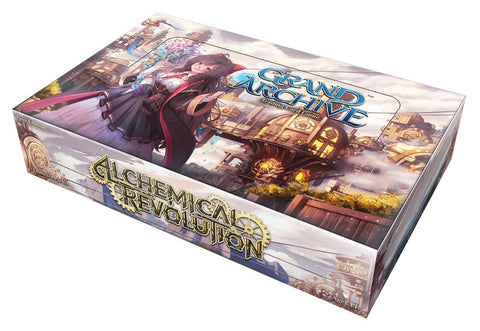 Caja de sobres de la 1.ª edición de Grand Archive TCG Alchemical Revolution (fecha de lanzamiento: 26 de enero de 2024)