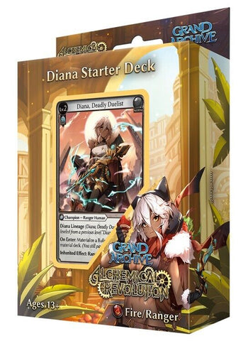 Baraja inicial de Diana de Grand Archive TCG Alchemical Revolution (fecha de lanzamiento: 26 de enero de 2024)