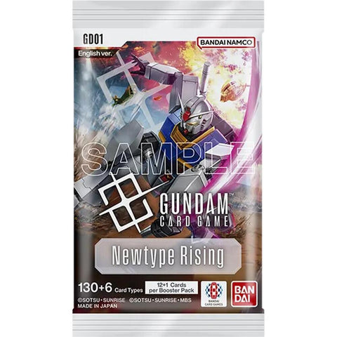 Gundam Card Game GD01 Newtype Rising Booster Pack (Release Date 25 Jul 2025)