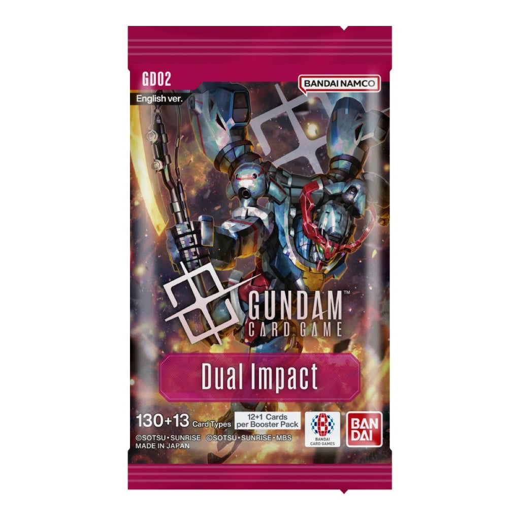 Gundam Card Game GD02 Dual Impact Booster Pack (Release Date 24