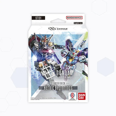 Gundam Card Game ST01 Heroic Beginnings Starter Deck (Release Date 11 Jul 2025)
