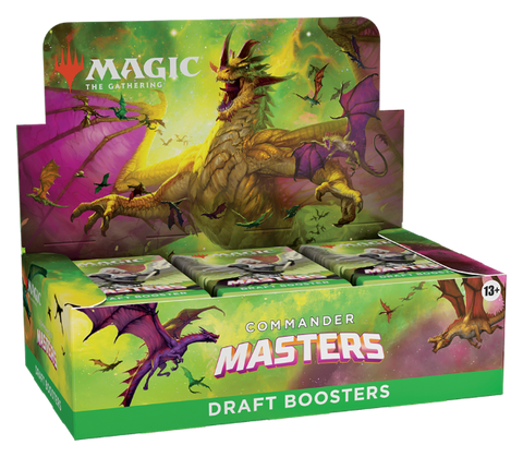 Caja de sobres de draft de Masters de Commander de MTG (fecha de lanzamiento: 4 de agosto de 2023)