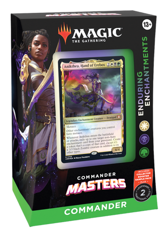 Mazo de Commander Masters Commander de MTG: Encantamientos duraderos (fecha de lanzamiento: 4 de agosto de 2023)