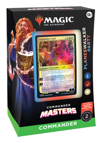 Mazo de cartas de Commander Masters Commander de MTG: Planeswalker Party (fecha de lanzamiento: 4 de agosto de 2023)
