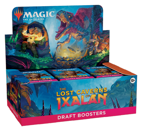 Caja de sobres de draft de MTG The Lost Caverns of Ixalan (fecha de lanzamiento: 17 de noviembre de 2023)