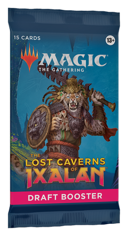 Paquete de refuerzo de draft de MTG The Lost Caverns of Ixalan (fecha de lanzamiento: 17 de noviembre de 2023)