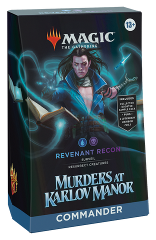 Mazo de comandante de Asesinatos en la Mansión Karlov de Magic: The Gathering: Revenant Recon (fecha de lanzamiento: 9 de febrero de 2024)