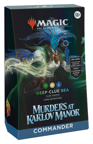 Magic: The Gathering Murders at Karlov Manor Commander Deck-Deep Clue Sea (Release Date 9 Feb 2024)