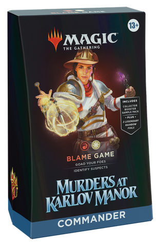 Mazo de Commander de Murders at Karlov Manor de Magic: The Gathering: Juego de culpas (fecha de lanzamiento: 9 de febrero de 2024)