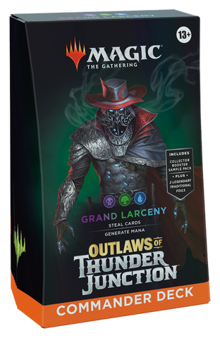 Mazo de comandante de MTG Outlaws of Thunder Junction: Gran hurto (fecha de lanzamiento: 19 de abril de 2024)