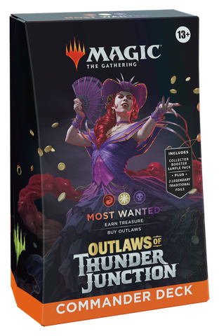 Mazo de Commander de Outlaws of Thunder Junction de MTG: el más buscado (fecha de lanzamiento: 19 de abril de 2024)