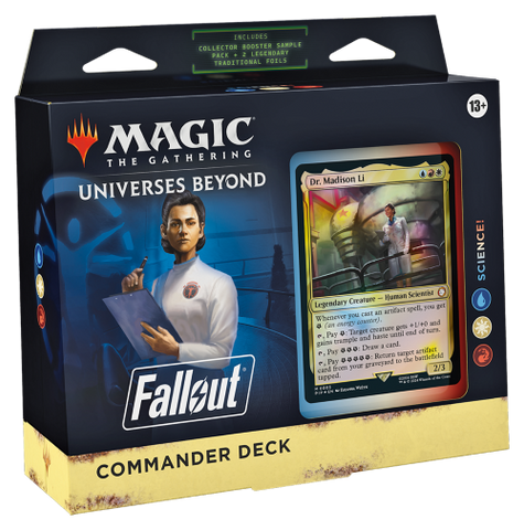 Magic: The Gathering Fallout Commander Deck-Science! (Release Date 8 Mar 2024)