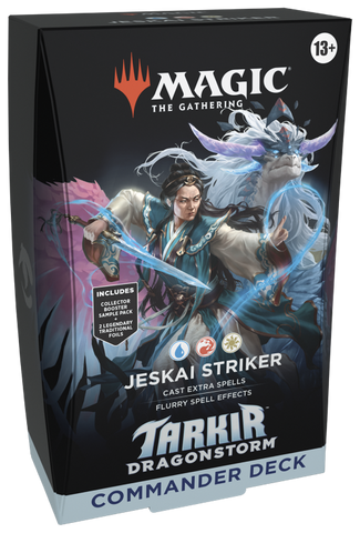 MTG Tarkir: Dragonstorm Commander Deck-Jeskai Striker (Release Date 11 Apr 2025)