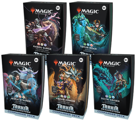 MTG Tarkir: Dragonstorm Commander Decks Set of 5 (Release Date 11 Apr 2025)
