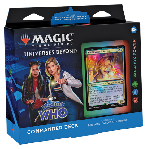 Baraja de comandante de MTG Doctor Who: Paradox Power (fecha de lanzamiento: 13 de octubre de 2023)