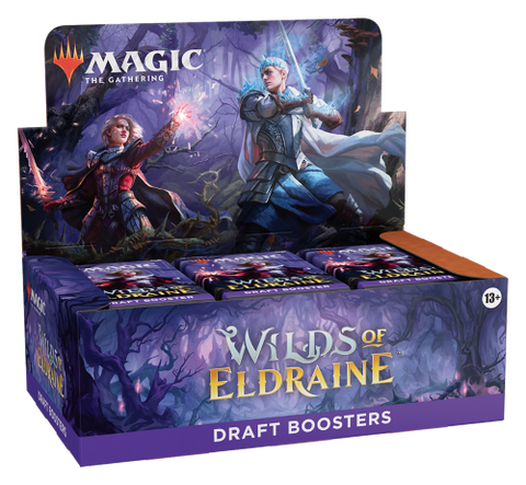 Caja de sobres de draft de MTG Wilds of Eldraine (fecha de lanzamiento: 8 de septiembre de 2023)