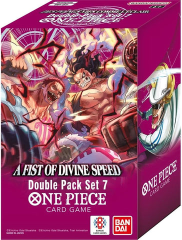 One Piece Card Game DP-07 A FIST OF DIVINE SPEED Double Pack Set 7 (Release Date 06 Jun 2025)