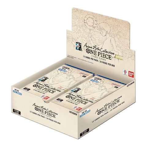 One Piece Card Game EB-02 Anime 25th Collection Extra Booster Box (Release Date 09 May 2025)
