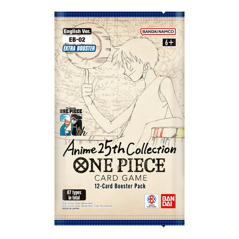 One Piece Card Game EB-02 Anime 25th Collection Extra Booster Pack (Release Date 09 May 2025)
