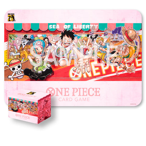 Juego de cartas One Piece, tapete de juego y estuche para cartas, edición 25 (fecha de lanzamiento: 28 de julio de 2023)