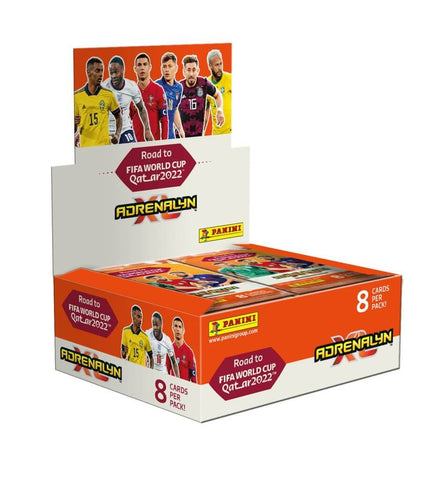 Caja de sobres de cartas de fútbol de PANINI Road to World Cup 2022