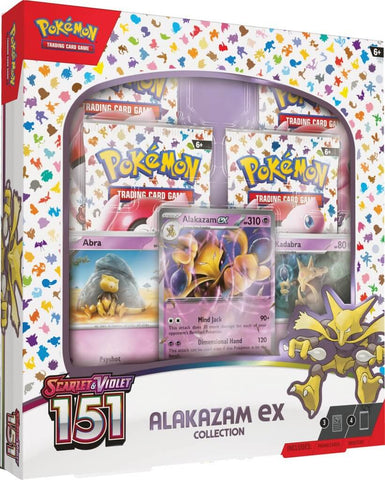 POKÉMON TCG Scarlet & Violet 151 Collection—Alakazam ex (Release Date 20 Oct 2023)