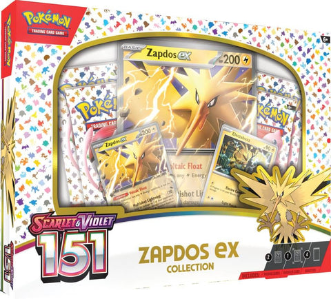 POKÉMON TCG Scarlet & Violet 151 Collection—Zapdos ex (Release Date 20 Oct 2023)