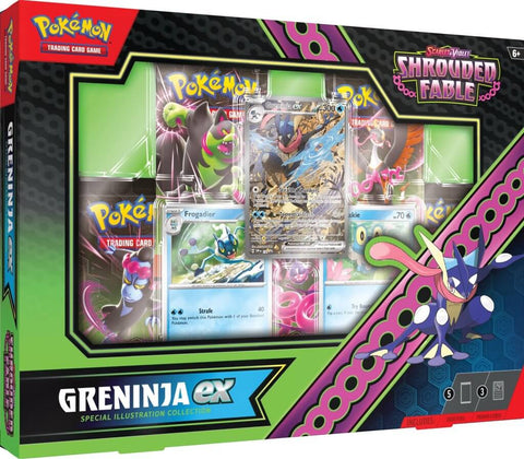 Colección especial de Greninja de Shrouded Fable de Pokémon TCG Scarlet & Violet 6.5 (fecha de lanzamiento: 9 de agosto de 2024)