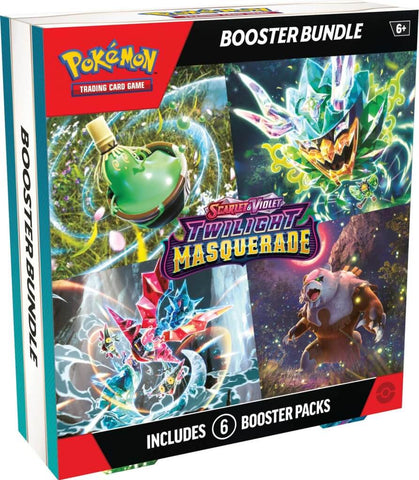 Paquete de refuerzo de cartas de Twilight Masquerade Scarlet & Violet de POKÉMON TCG (fecha de lanzamiento: 7 de junio de 2024)