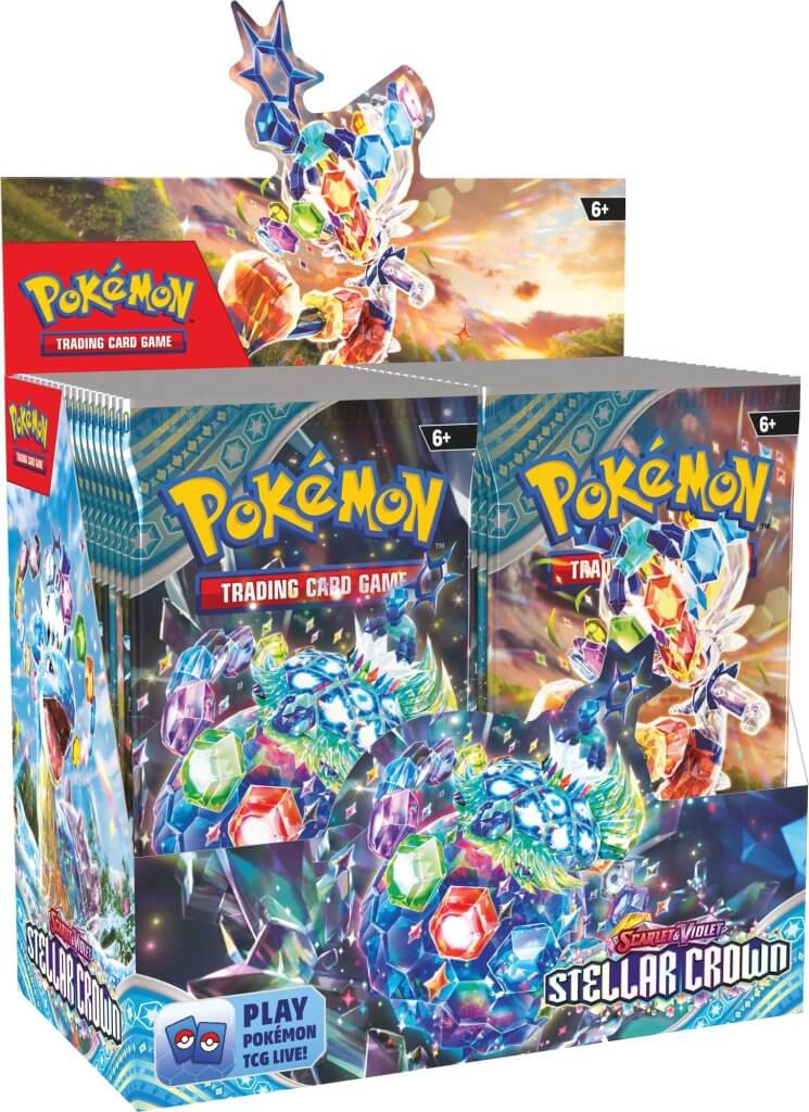 POKÉMON TCG Scarlet & Violet Stellar Crown Booster Box (Release Date 1 –  The Games Corner
