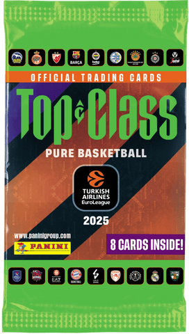 Panini 2025 EURO LEAGUE Top Class Pure Basketball Trading Cards Pack