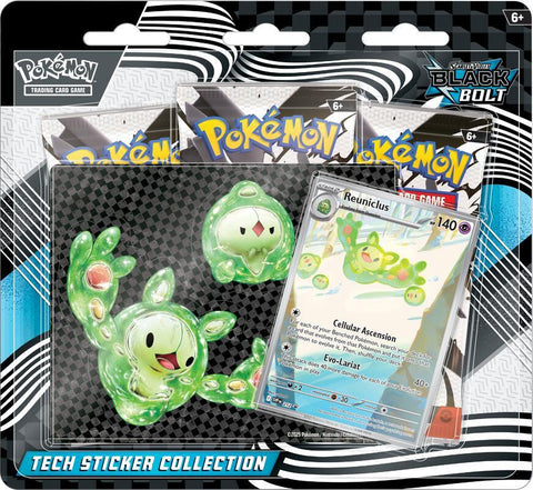 Pokémon TCG Scarlet & Violet Black Bolt Tech Sticker Collection (Release Date 1 Aug 2025)