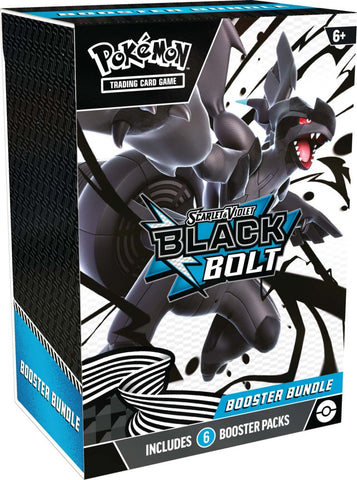 Pokémon TCG Scarlet & Violet—Black Bolt Booster Bundle (Release Date 22 Aug 2025)